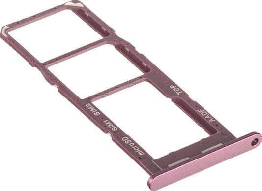 SIM-kortholder Samsung Galaxy A14 A145, Dual SIM, Burgunder