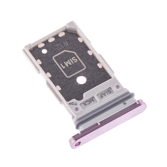 SIM-holder Samsung Galaxy Galaxy S23 S23 S23+ S916 / S23 S911, Dual SIM, Lilla (lavendel)