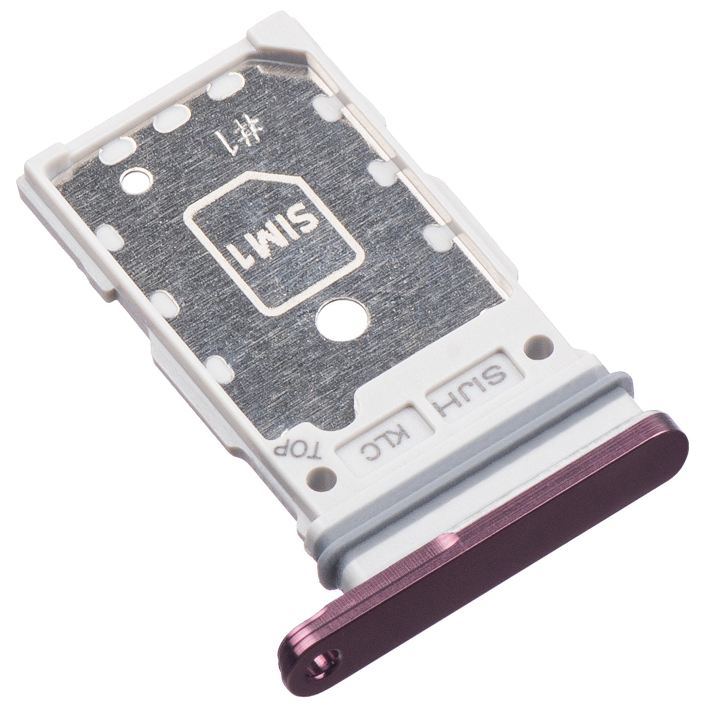 SIM-kortholder Samsung Galaxy S22 Ultra 5G S908, Single SIM, Lilla (Burgundy)