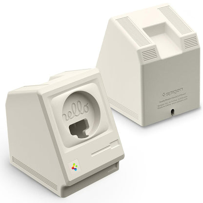 Spigen Classic LS-stativ for trådløs lader til Apple Watch Series, krem AMP11668