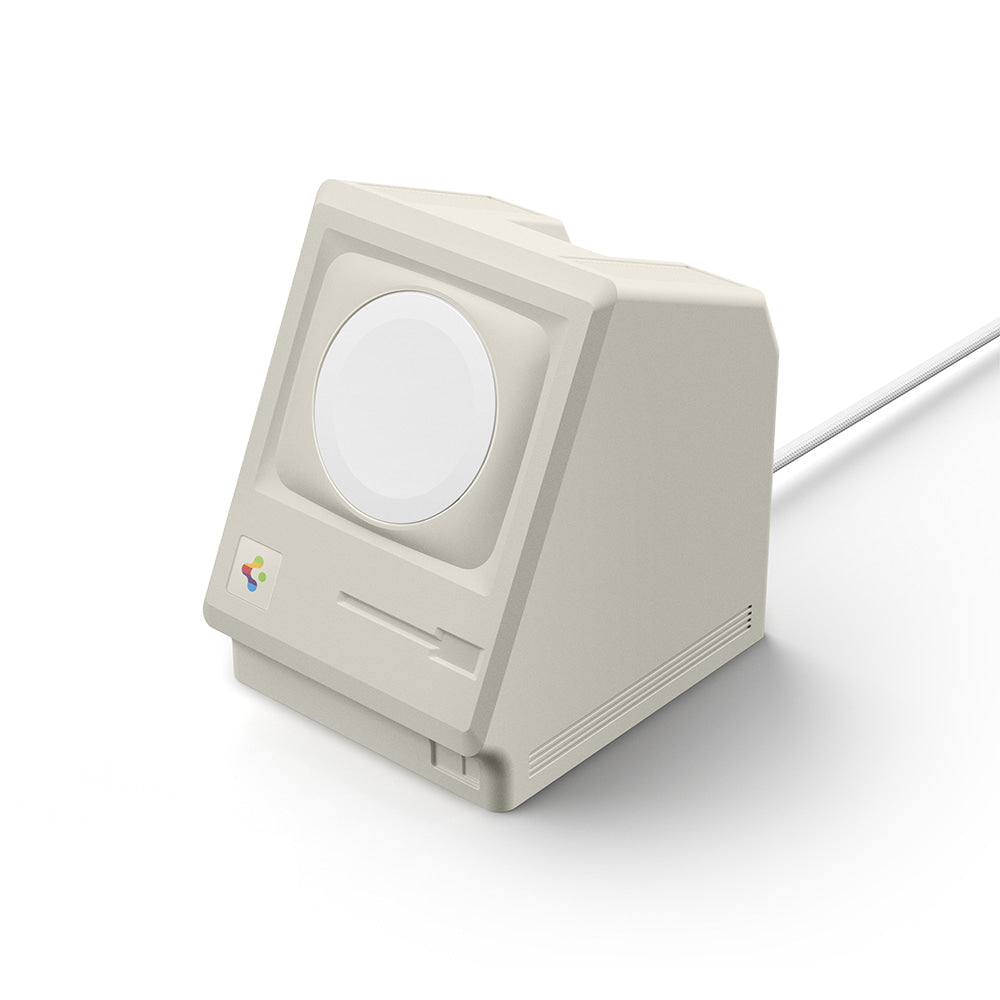 Spigen Classic LS-stativ for trådløs lader til Apple Watch Series, krem AMP11668