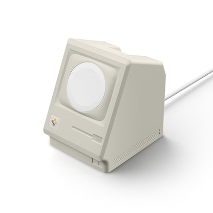 Spigen Classic LS-stativ for trådløs lader til Apple Watch Series, krem AMP11668