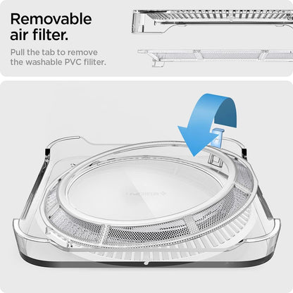 Spigen LD202-stativ for Apple Mac Studio, gjennomsiktig AMP04796