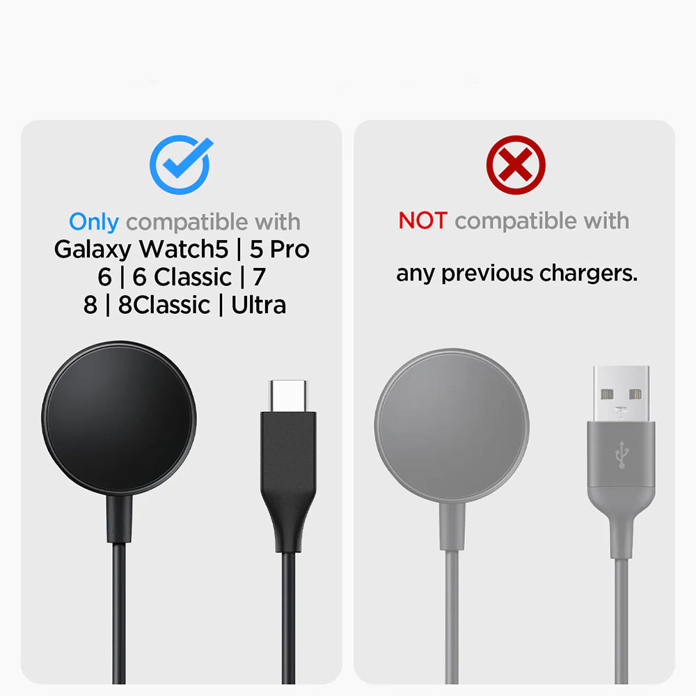 Spigen S353-stativ for Samsung Galaxy Watch-serien, svart AMP05302
