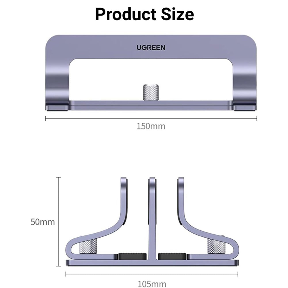 UGREEN LP258-støtte for bærbar PC maks 17,3 tommer, Sølv