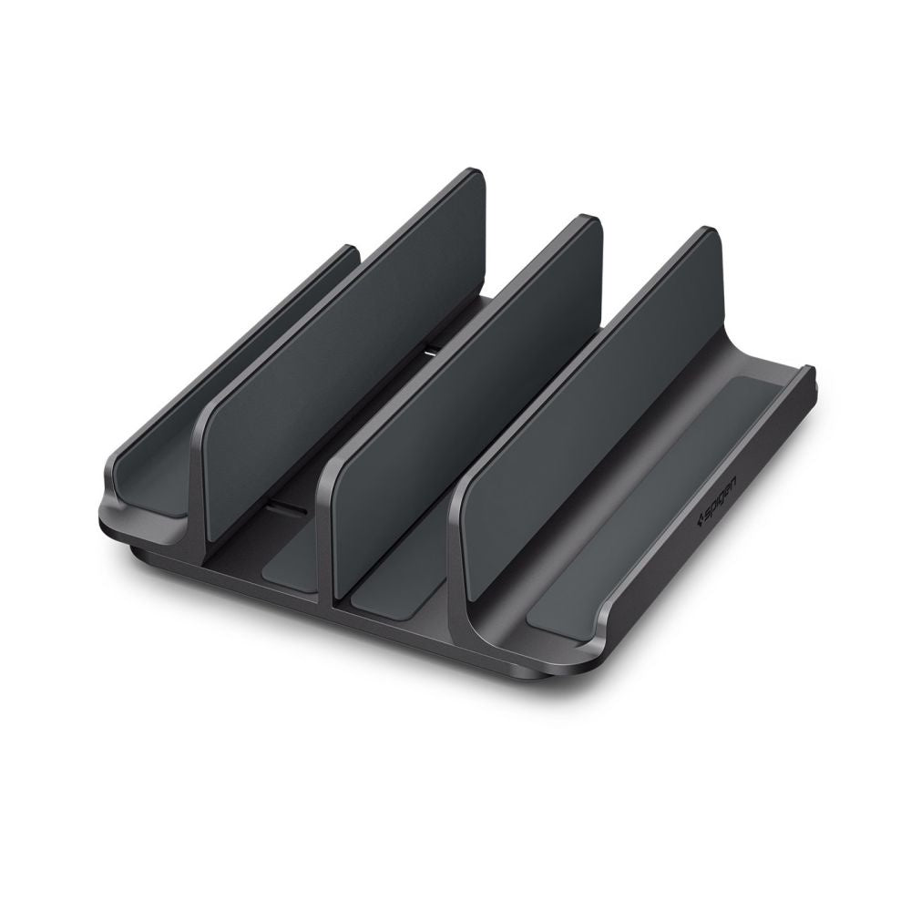Spigen LD208S4 Two Vertikal Støtte for Laptop med tykkelse 14mm - 27mm, Grå AMP10640