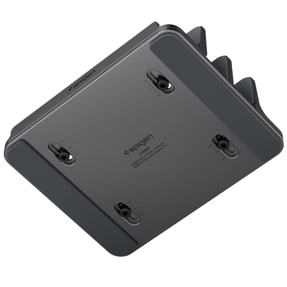 Spigen LD208S4 Two Vertikal Støtte for Laptop med tykkelse 14mm - 27mm, Grå AMP10640