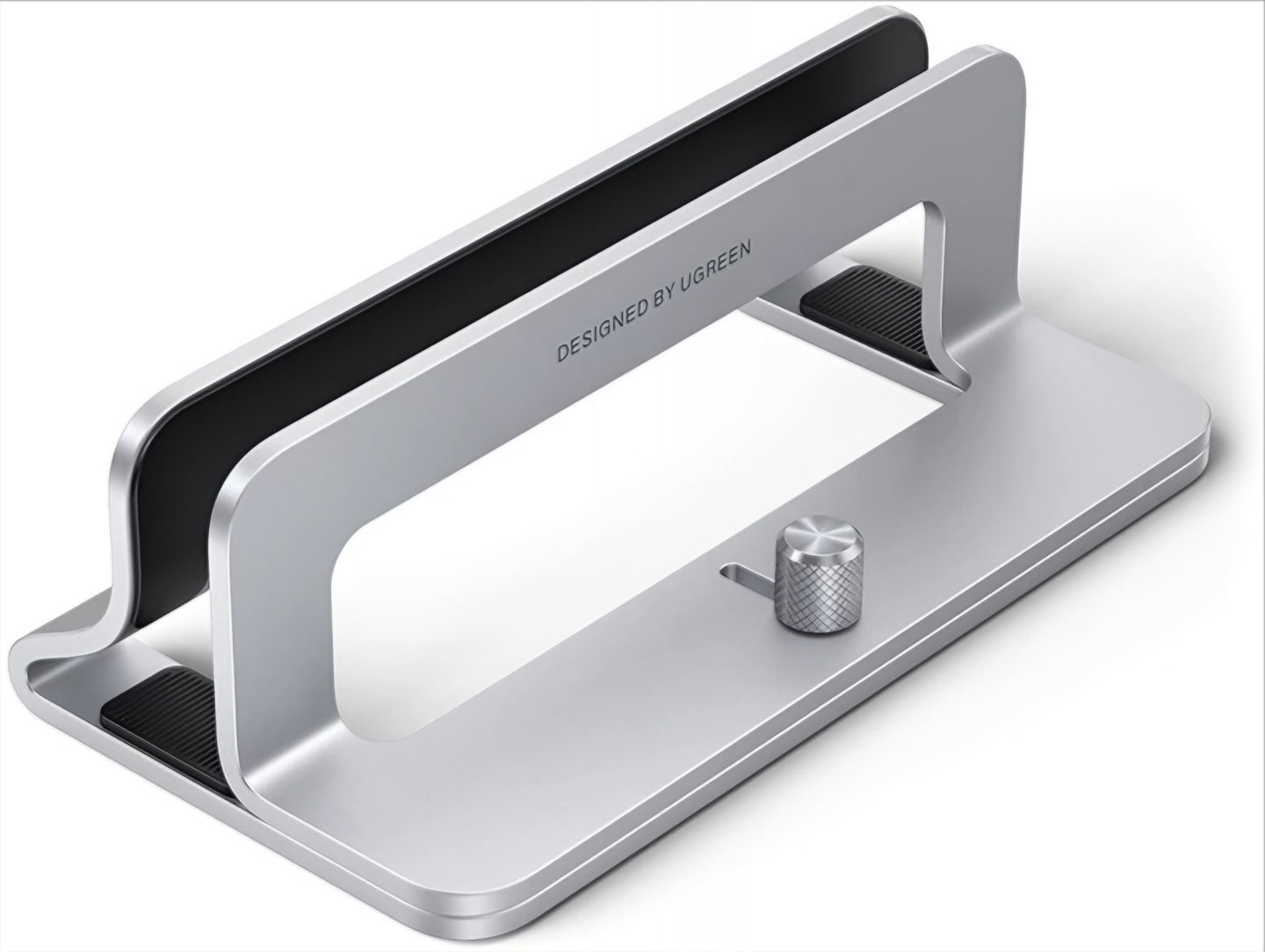 UGREEN LP258 vertikal stativ (29277) for bærbar PC med tykkelse 12mm - 26mm, sølv