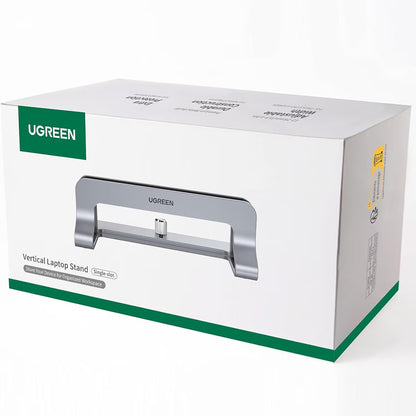 UGREEN LP258 vertikal stativ (29277) for bærbar PC med tykkelse 12mm - 26mm, sølv