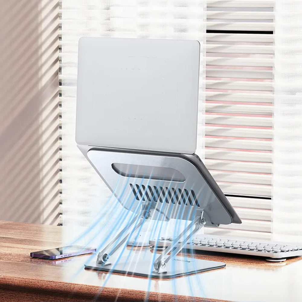 Yesido LP05-støtte for bærbar PC 10 tommer - 17 tommer, Sølv