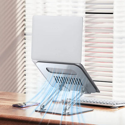 Yesido LP05-støtte for bærbar PC 10 tommer - 17 tommer, Sølv