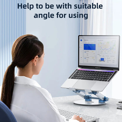 Yesido LP06-støtte for bærbar PC 10 tommer - 17,3 tommer, Sølv