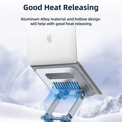 Yesido LP06-støtte for bærbar PC 10 tommer - 17,3 tommer, Sølv