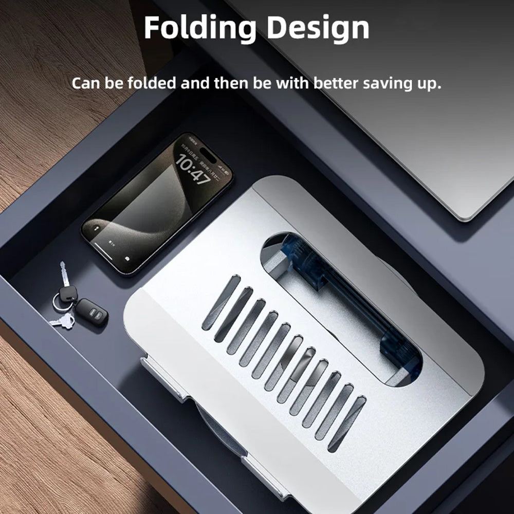 Yesido LP06-støtte for bærbar PC 10 tommer - 17,3 tommer, Sølv