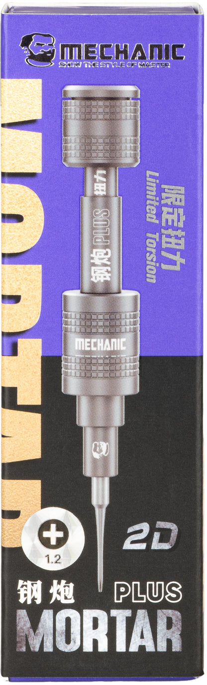 Mechanic Mortar Plus Skrutrekker, Philips 1.2mm, Grå