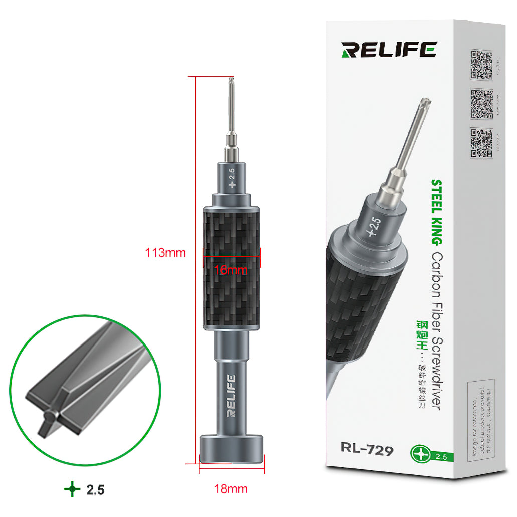 Skrujern Relife RL-729, Phillips 2.5mm