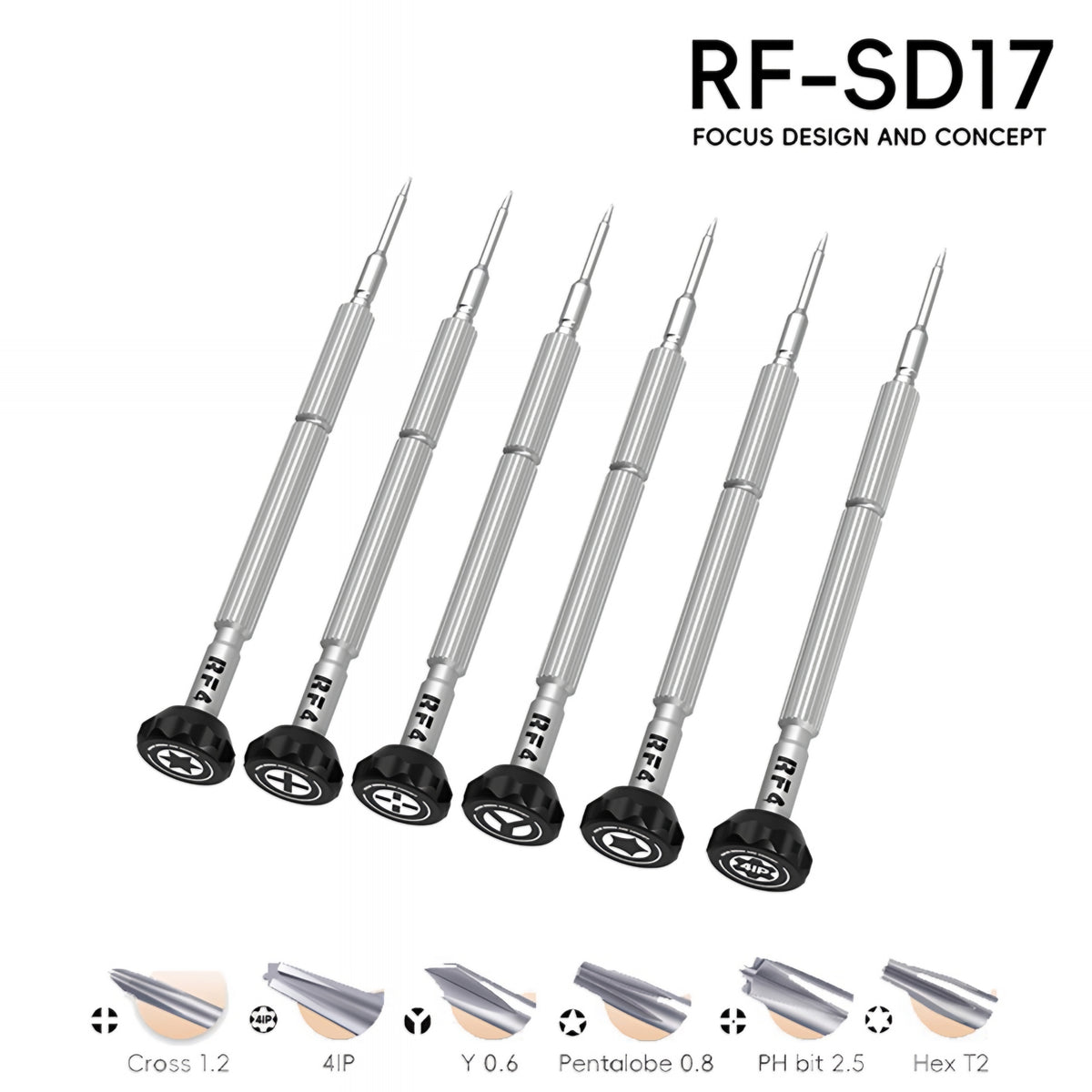 Skrujern RF4 RF-SD17 Mini, 6i1