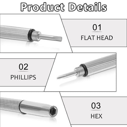 Skrujern Techsuit ST1 for Briller, Sølv