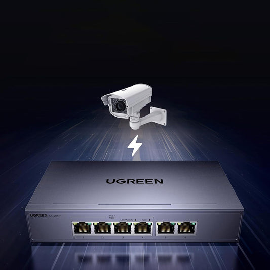 UGREEN CM741 nettverksswitch (35371EU), grå