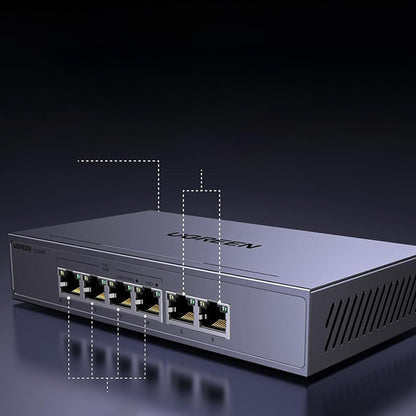 UGREEN CM741 nettverksswitch (35371EU), grå