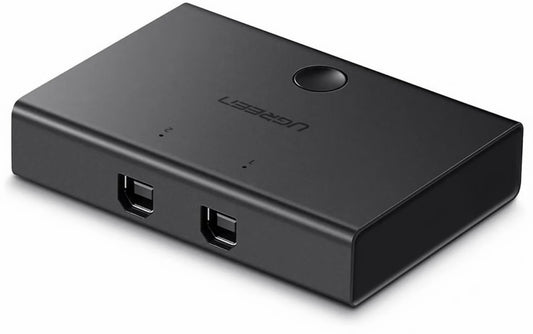 USB-bryter UGREEN US158, 2 x USB-B, svart