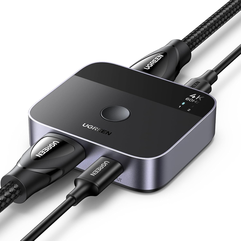 HDMI / USB-C Video Switch UGREEN AW503 (55452), Grå, Resertifisert