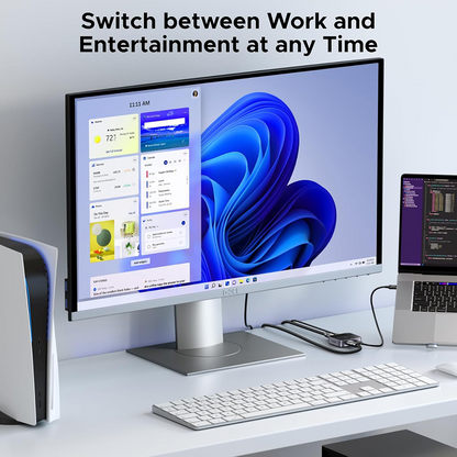 HDMI / USB-C Video Switch UGREEN AW503 (55452), Grå, Resertifisert