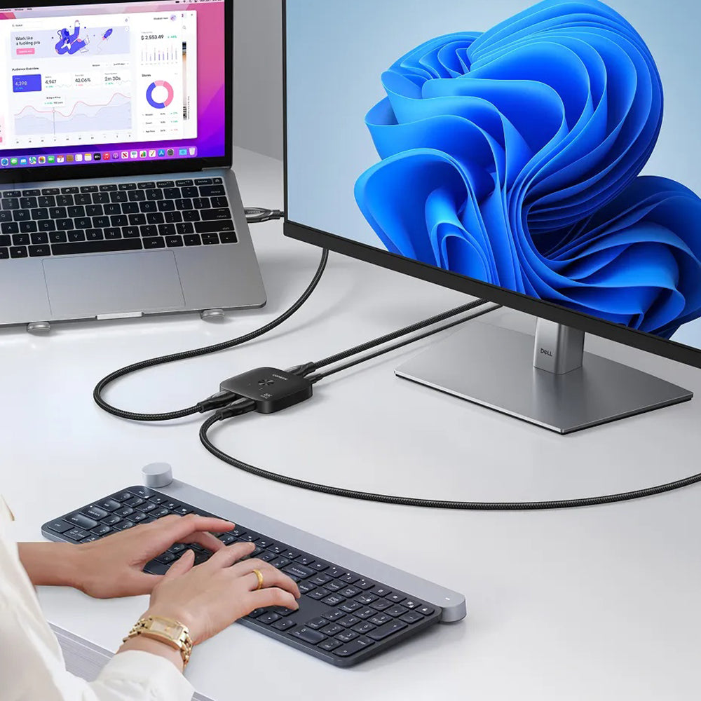 Switch Video HDMI UGREEN 65877, Svart