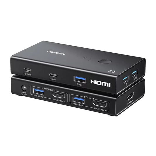 HDMI-videoswitch UGREEN AK502 (45452), Svart