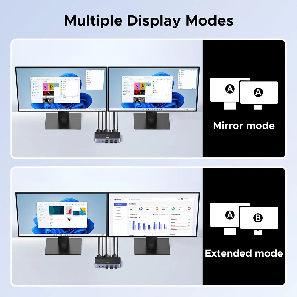 Switch Video DisplayPort UGREEN AK700 (55851), Grå