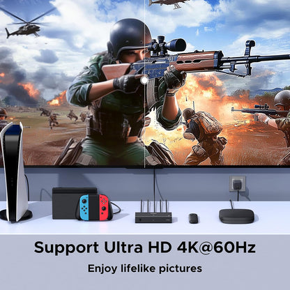 HDMI Video Switch UGREEN AW504 (55857), Svart