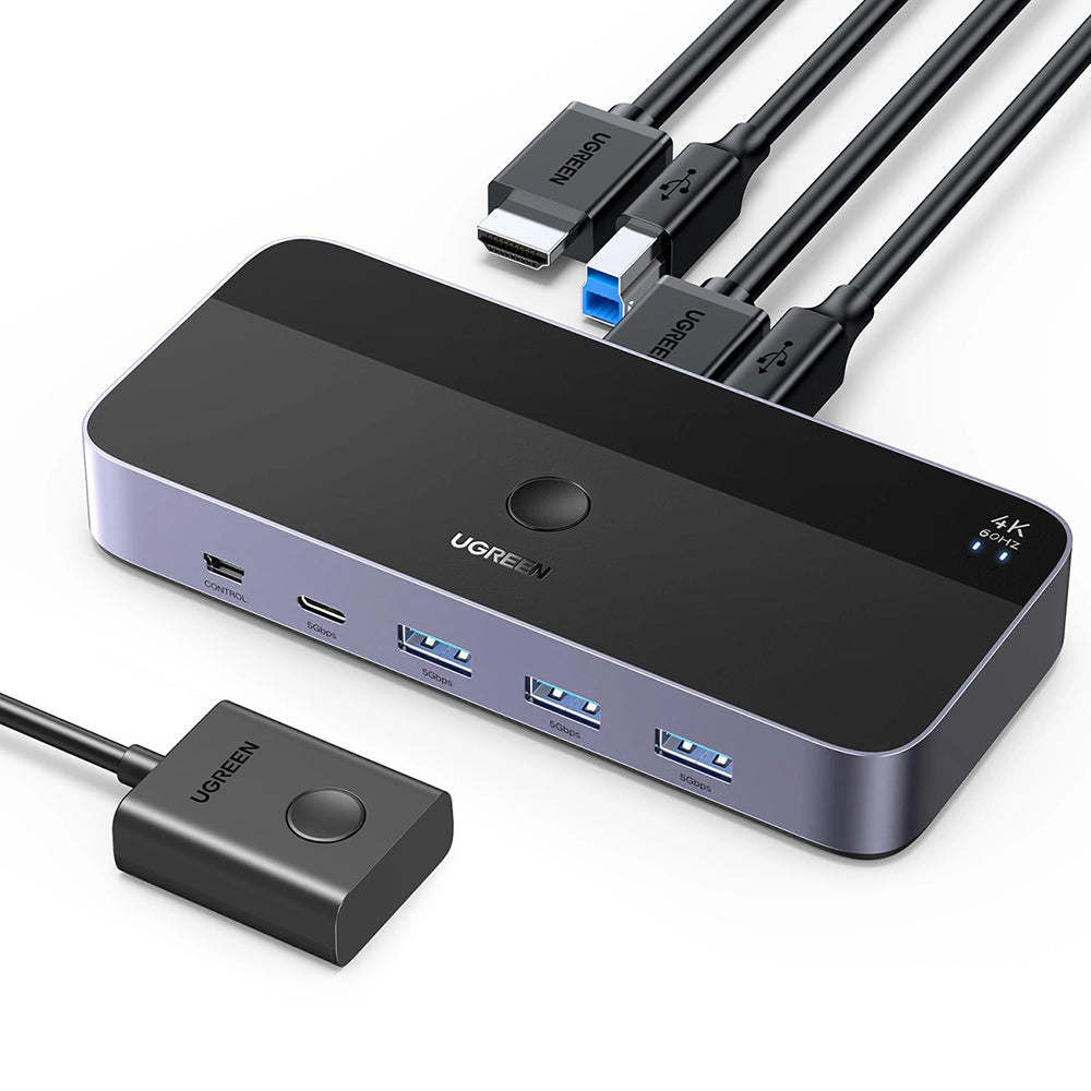 HDMI-videosvitsj UGREEN CM664, Svart