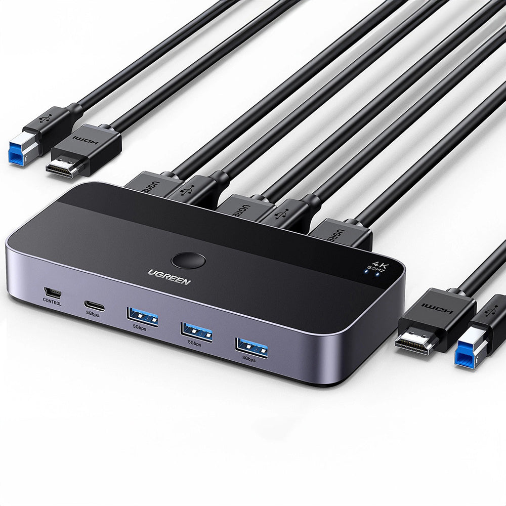 HDMI-videosvitsj UGREEN CM664, Svart