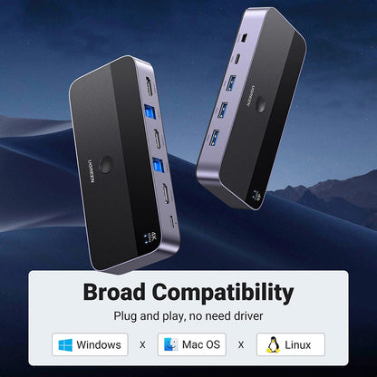 HDMI-videosvitsj UGREEN CM664, Svart