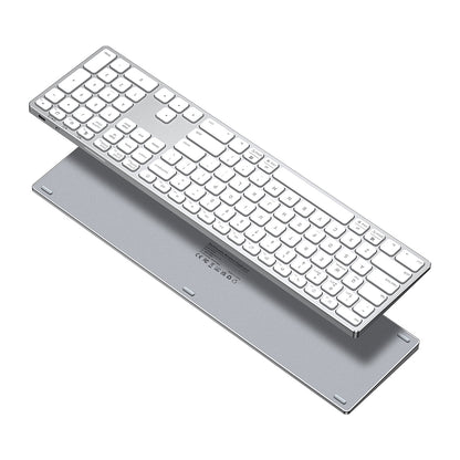 DUX DUCIS LK Bluetooth-tastatur, hvit