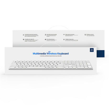 DUX DUCIS LK Bluetooth-tastatur, hvit