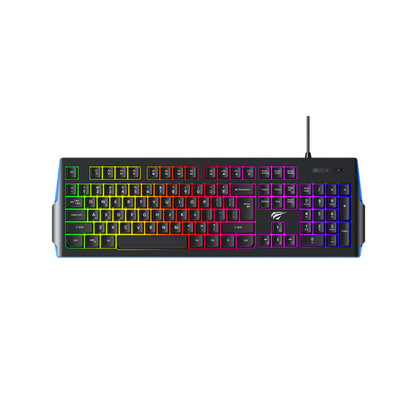 Gamingtastatur HAVIT KB866L, RGB, 1.4m, Svart Rød