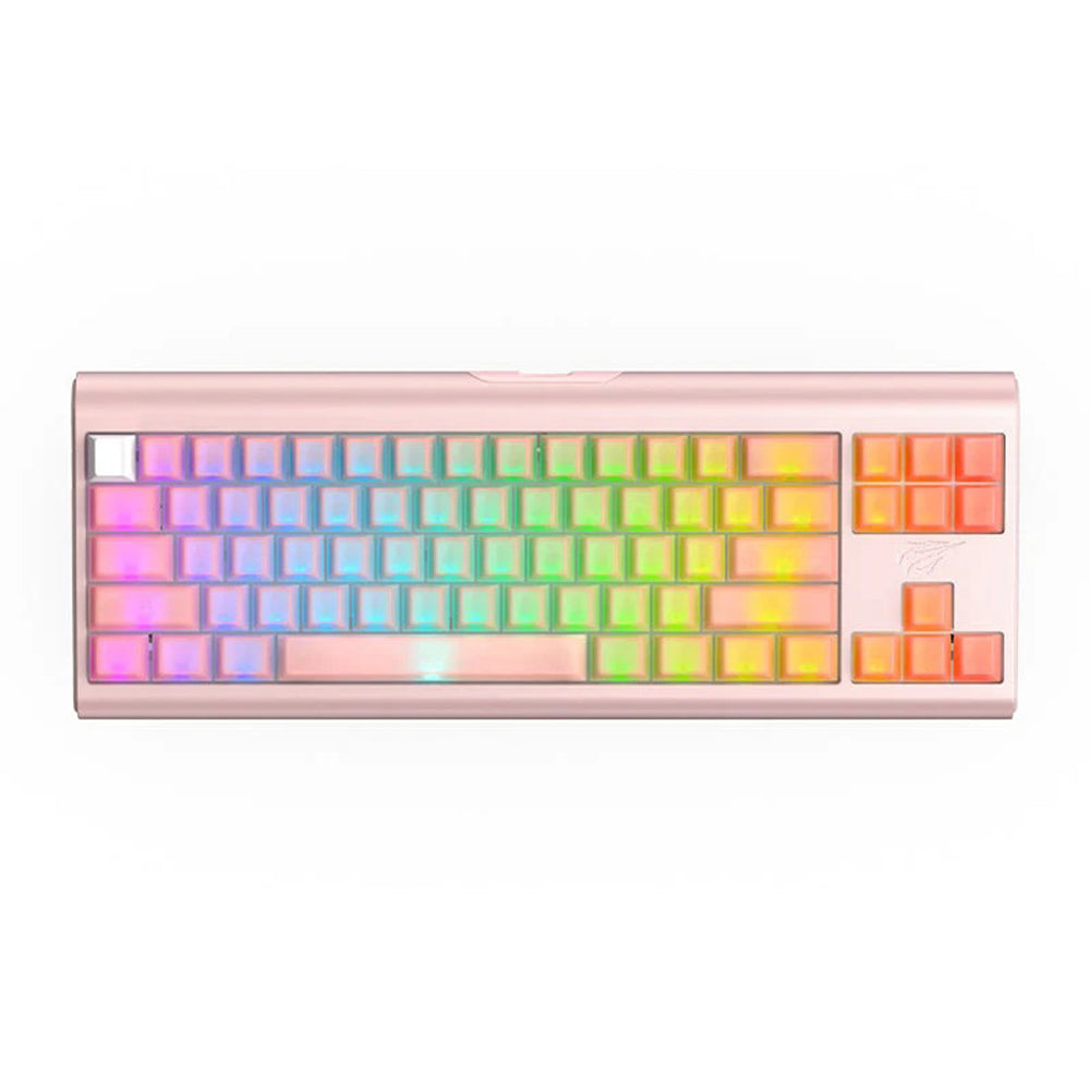 Gamingtastatur HAVIT KB896L, RGB, 1.2m, Rosa