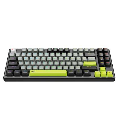 Gamingtastatur HAVIT KB904L, RGB, 1.8m, Svart Grønn