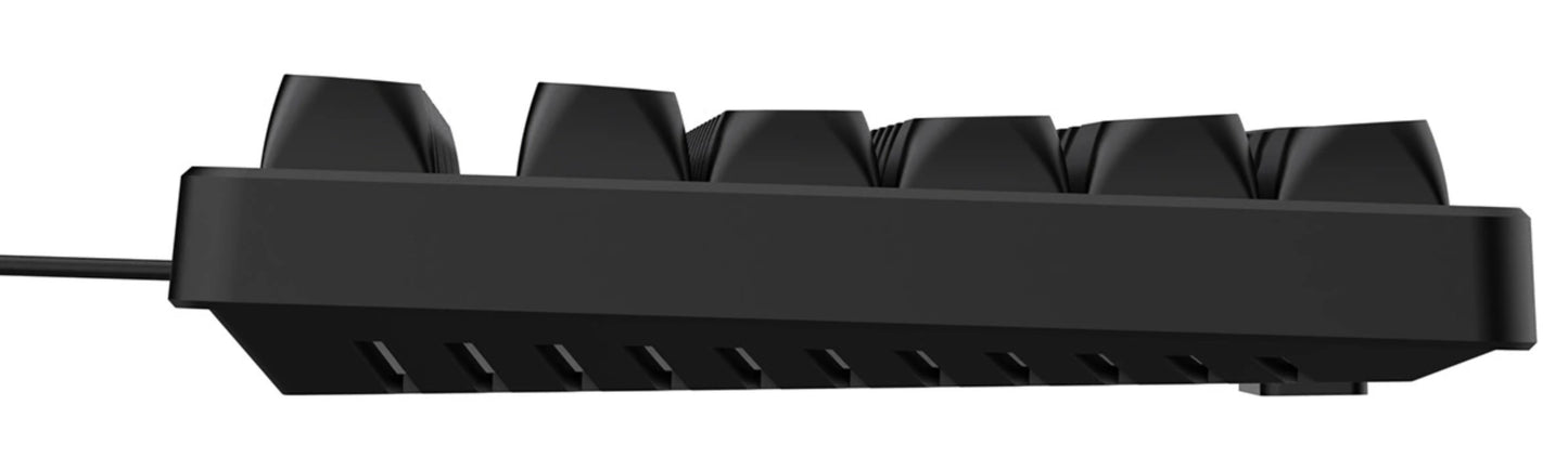 Gamingtastatur Kablet USB WZK WKG-200, RGB, 1,5 m, Svart