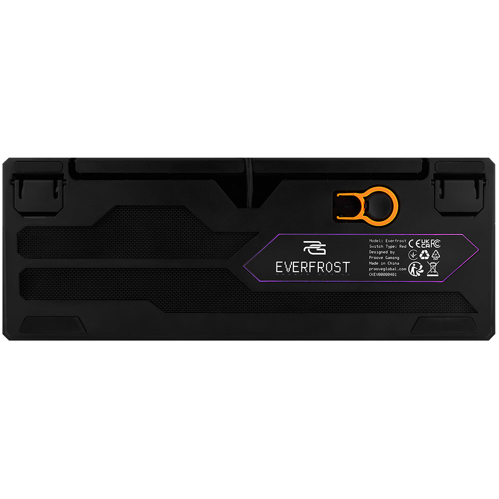 Gamingtastatur Wired USB Proove Everfrost, RGB, 1.8m, Svart CKEVEN00000401