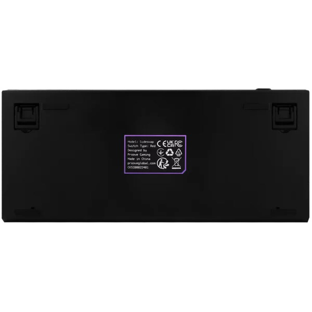 Gamingtastatur Wired USB Proove Sideswap, RGB, 1.5m, Svart CKSIEN00022401