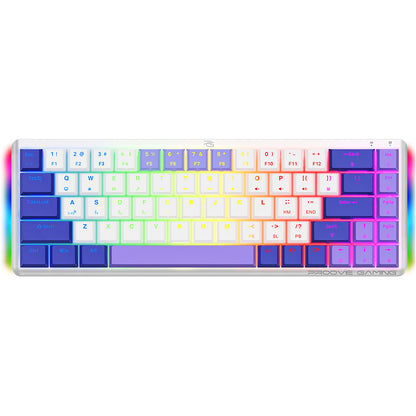 Trådløst Gaming Tastatur Proove AFK, RGB, BT / Wi-Fi / Kablet, 1.5m, Hvit WKAFKEN22002
