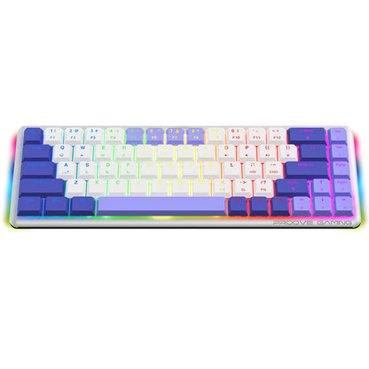 Trådløst Gaming Tastatur Proove AFK, RGB, BT / Wi-Fi / Kablet, 1.5m, Hvit WKAFKEN22002