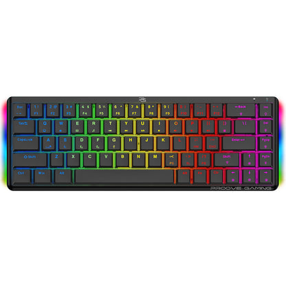 Gamingtastatur Proove AFK, trådløs, RGB, BT / Wi-Fi / kablet, 1.5m, Svart WKAFKEN22001
