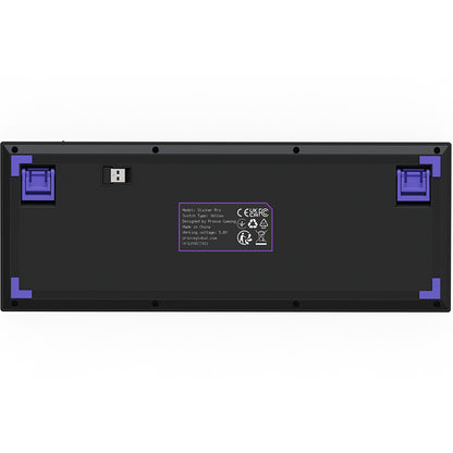 Gamingtastatur Wireless Proove Slicker Pro, RGB, BT / Wi-Fi / Kablet, 1.8m, Svart WKSLPEN22416