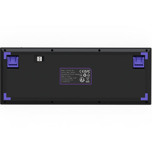 Gamingtastatur Wireless Proove Slicker Pro, RGB, BT / Wi-Fi / Kablet, 1.8m, Svart WKSLPEN22416