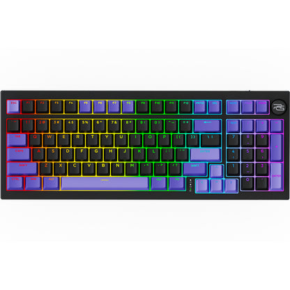 Gamingtastatur Wireless Proove Slicker Pro, RGB, BT / Wi-Fi / Kablet, 1.8m, Svart WKSLPEN22416