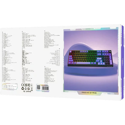 Gamingtastatur Wireless Proove Slicker Pro, RGB, BT / Wi-Fi / Kablet, 1.8m, Svart WKSLPEN22416