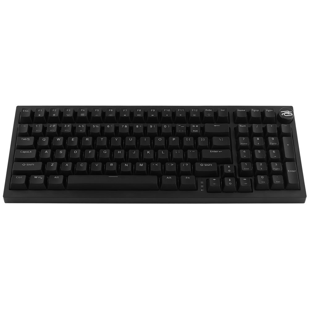 Proove Slicker trådløst gamingtastatur, RGB, BT / Wi-Fi / kablet, 1.8m, Svart WKSLEN00022401